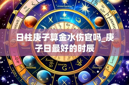 日柱庚子算金水伤官吗_庚子日最好的时辰