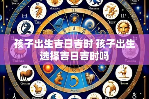 孩子出生吉日吉时 孩子出生选择吉日吉时吗