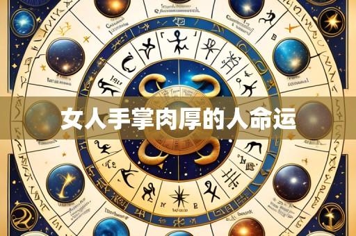 女人手掌肉厚的人命运