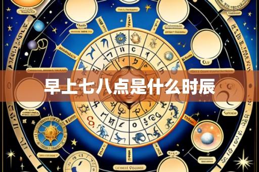 早上七八点是什么时辰