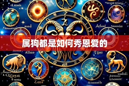 属狗都是如何秀恩爱的