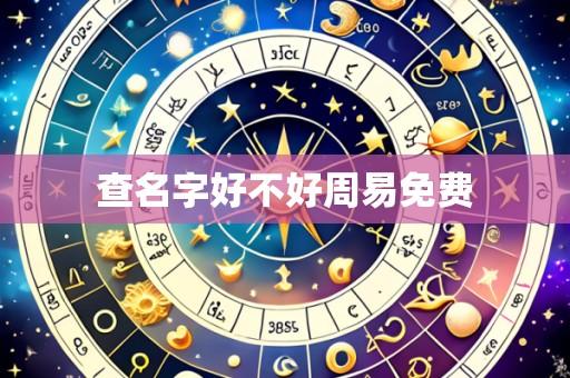 查名字好不好周易免费