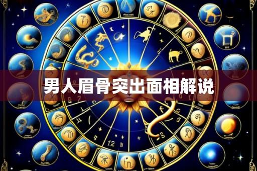 男人眉骨突出面相解说
