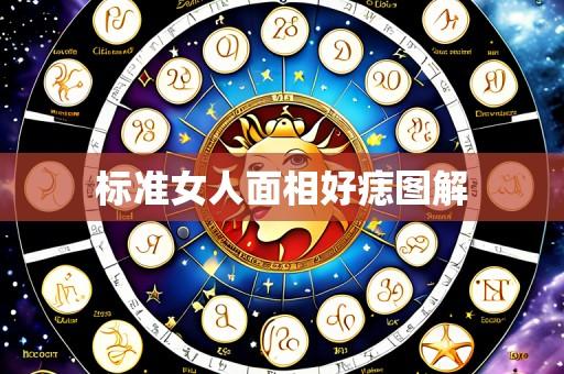 标准女人面相好痣图解