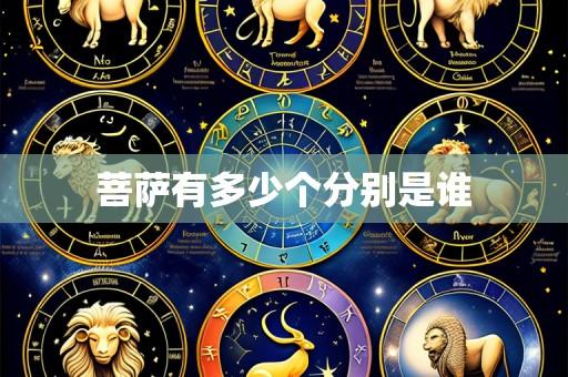 菩萨有多少个分别是谁