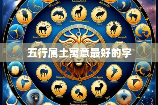 五行属土寓意最好的字