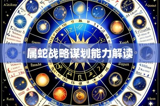 属蛇战略谋划能力解读