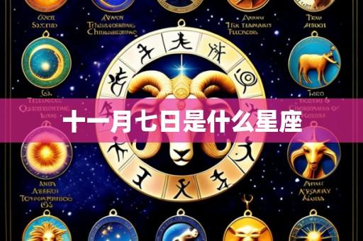 十一月七日是什么星座