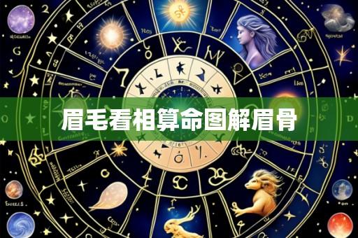 眉毛看相算命图解眉骨