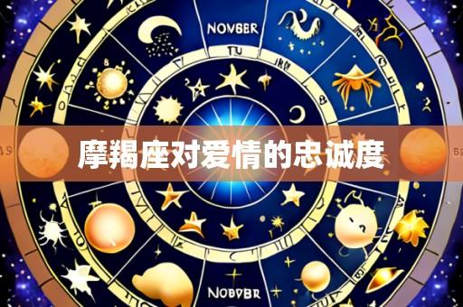 摩羯座对爱情的忠诚度