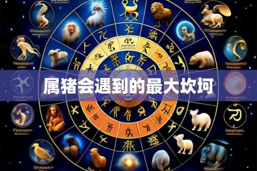 属猪会遇到的最大坎坷