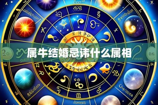 属牛结婚忌讳什么属相