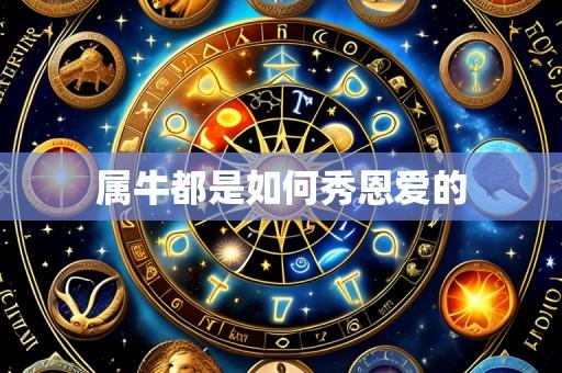 属牛都是如何秀恩爱的