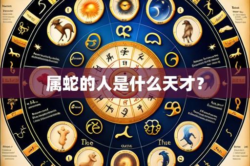 属蛇的人是什么天才？