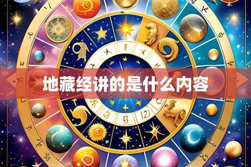 地藏经讲的是什么内容