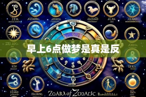 早上6点做梦是真是反