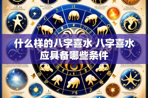 什么样的八字喜水 八字喜水应具备哪些条件
