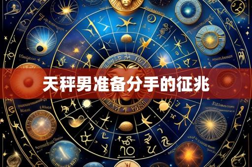 天秤男准备分手的征兆