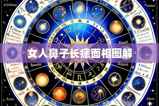 女人鼻子长痣面相图解
