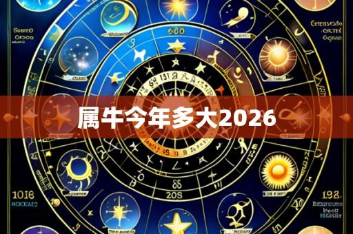 属牛今年多大2026