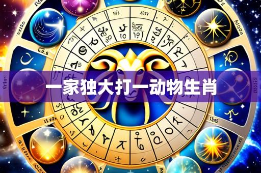 一家独大打一动物生肖