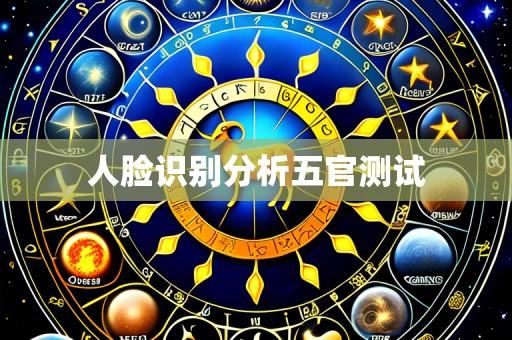 人脸识别分析五官测试