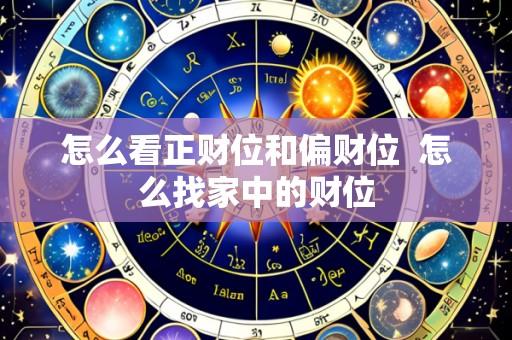 怎么看正财位和偏财位 怎么找家中的财位