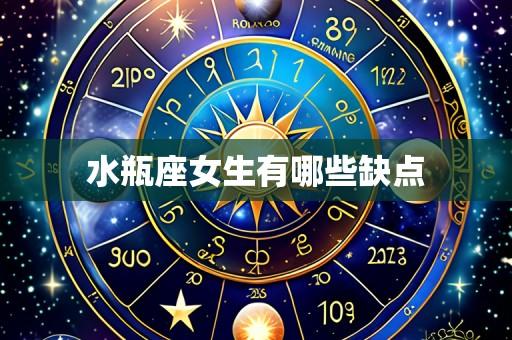 水瓶座女生有哪些缺点