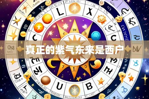 真正的紫气东来是西户