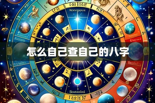 怎么自己查自己的八字
