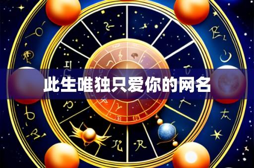 此生唯独只爱你的网名