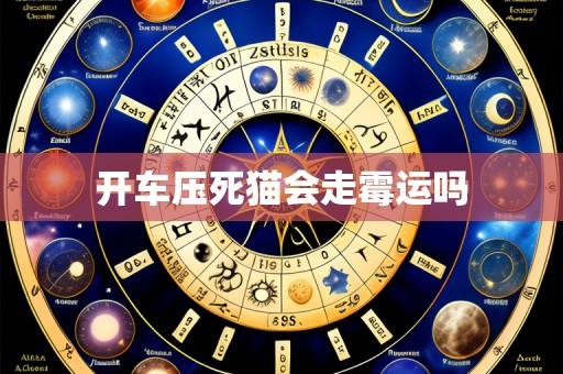开车压死猫会走霉运吗