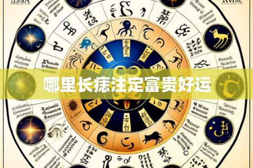 哪里长痣注定富贵好运