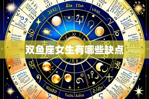 双鱼座女生有哪些缺点