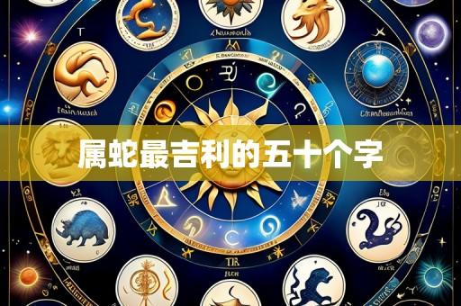 属蛇最吉利的五十个字