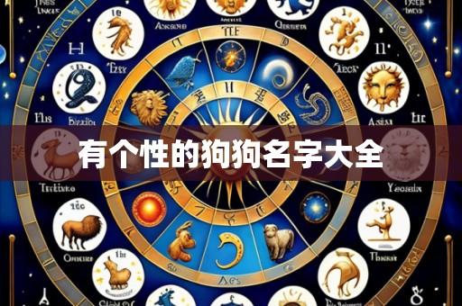 有个性的狗狗名字大全