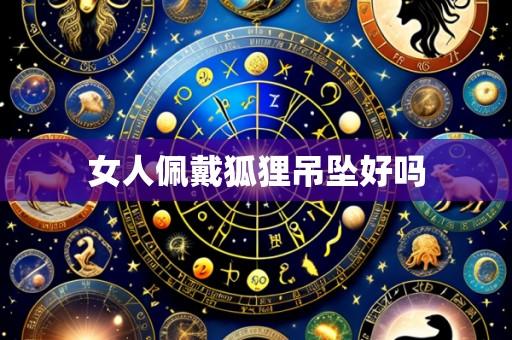 女人佩戴狐狸吊坠好吗