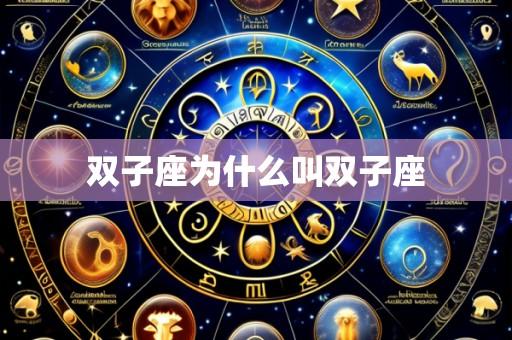 双子座为什么叫双子座
