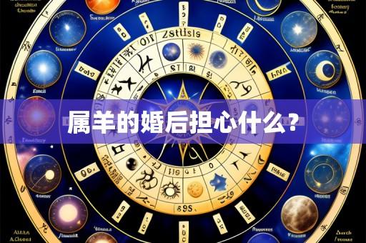 属羊的婚后担心什么?