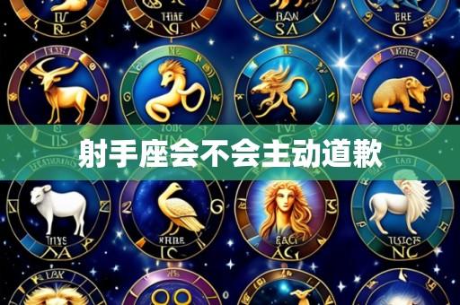 射手座会不会主动道歉