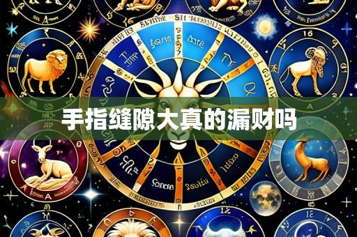 手指缝隙大真的漏财吗