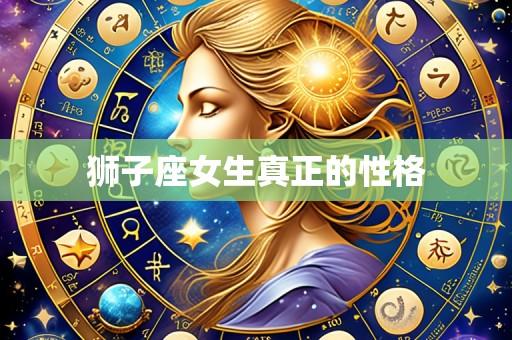 狮子座女生真正的性格