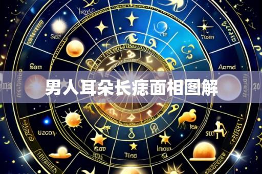 男人耳朵长痣面相图解