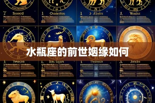 水瓶座的前世姻缘如何