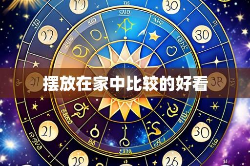 摆放在家中比较的好看