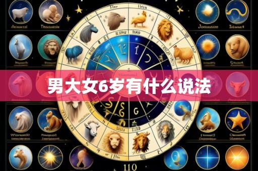 男大女6岁有什么说法