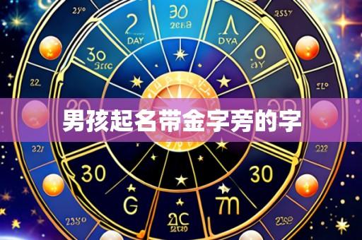 男孩起名带金字旁的字