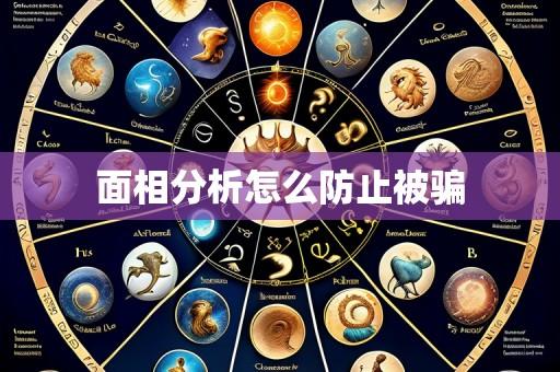 面相分析怎么防止被骗