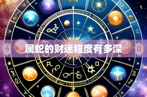 属蛇的财迷程度有多深