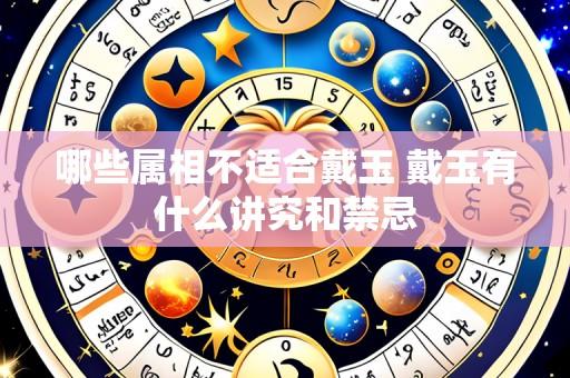 哪些属相不适合戴玉 戴玉有什么讲究和禁忌